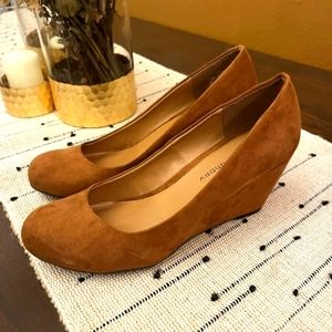 Chinese Laundry Camel Wedge Pumps